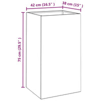 Thumbnail for Pflanzkübel 42x38x75 cm Cortenstahl