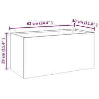 Thumbnail for Pflanzkübel 62x30x29 cm Cortenstahl