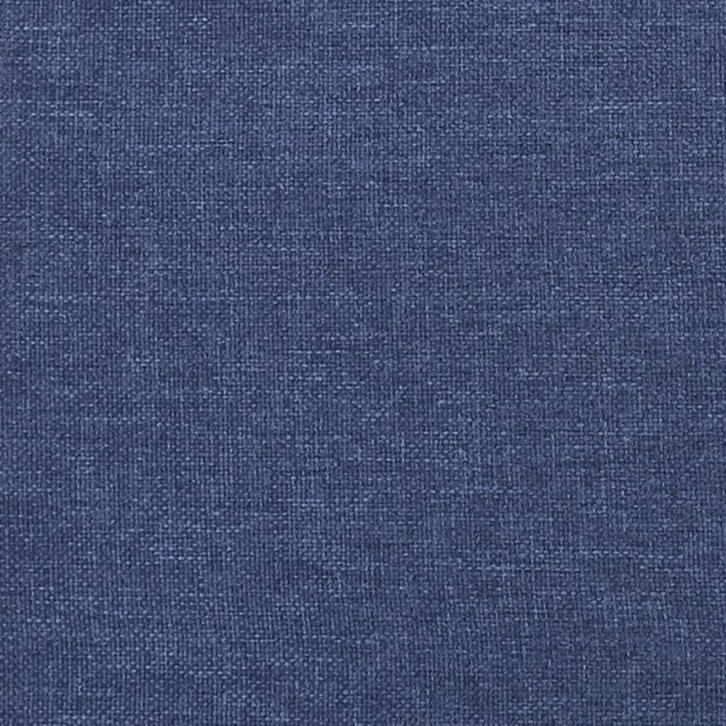 Taschenfederkernmatratze Blau 100x200x20 cm Stoff