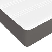 Thumbnail for Taschenfederkernmatratze Grau 100x200x20 cm Kunstleder