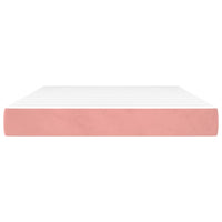 Thumbnail for Taschenfederkernmatratze Rosa 140x200x20 cm Samt