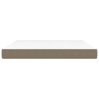 Thumbnail for Taschenfederkernmatratze Taupe 160x200x20 cm Stoff