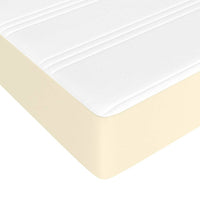 Thumbnail for Taschenfederkernmatratze Creme 160x200x20 cm Kunstleder
