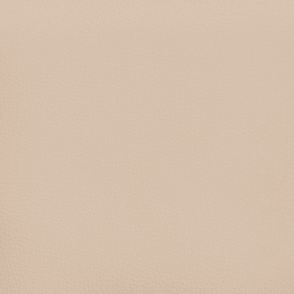 Taschenfederkernmatratze Cappuccino 160x200x20 cm Kunstleder