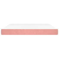 Thumbnail for Taschenfederkernmatratze Rosa 160x200x20 cm Samt