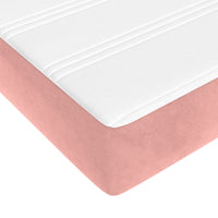 Thumbnail for Taschenfederkernmatratze Rosa 160x200x20 cm Samt