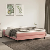 Thumbnail for Taschenfederkernmatratze Rosa 160x200x20 cm Samt