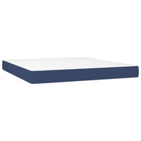 Thumbnail for Taschenfederkernmatratze Blau 180x200x20 cm Stoff