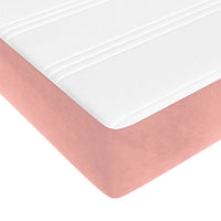 Thumbnail for Taschenfederkernmatratze Rosa 180x200x20 cm Samt