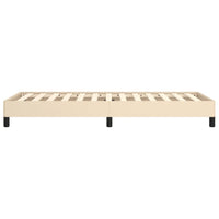 Thumbnail for Bettgestell Creme 80x200 cm Stoff