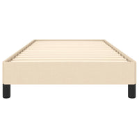 Thumbnail for Bettgestell Creme 90x190 cm Stoff