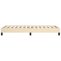 Thumbnail for Bettgestell Creme 90x190 cm Stoff