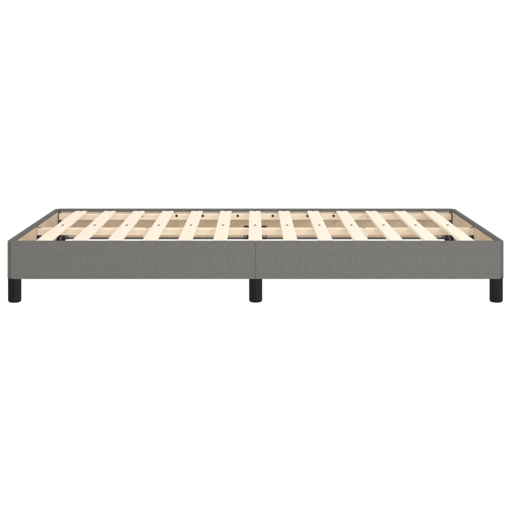 Bettgestell Dunkelgrau 120x200 cm Stoff