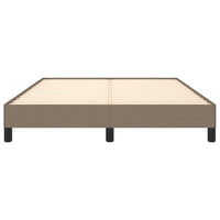 Thumbnail for Bettgestell ohne Matratze Taupe 140x190 cm Stoff