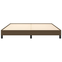 Thumbnail for Bettgestell ohne Matratze Dunkelbraun 180x200 cm Stoff
