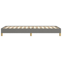 Thumbnail for Bettgestell Dunkelgrau 80x200 cm Stoff