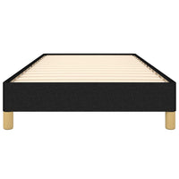 Thumbnail for Bettgestell Schwarz 80x200 cm Stoff