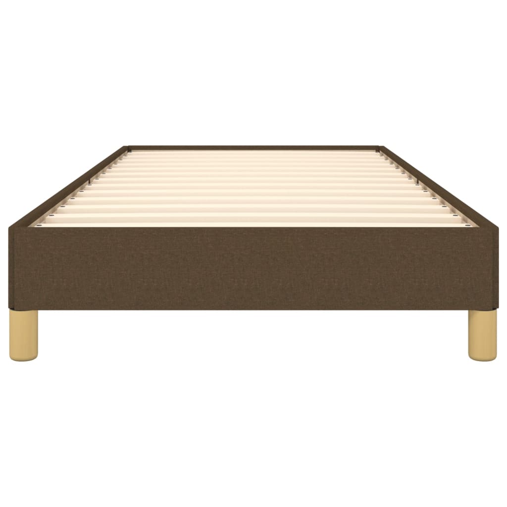 Bettgestell Dunkelbraun 80x200 cm Stoff