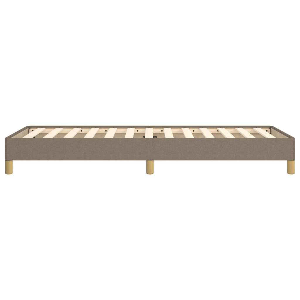 Bettgestell Taupe 80x200 cm Stoff