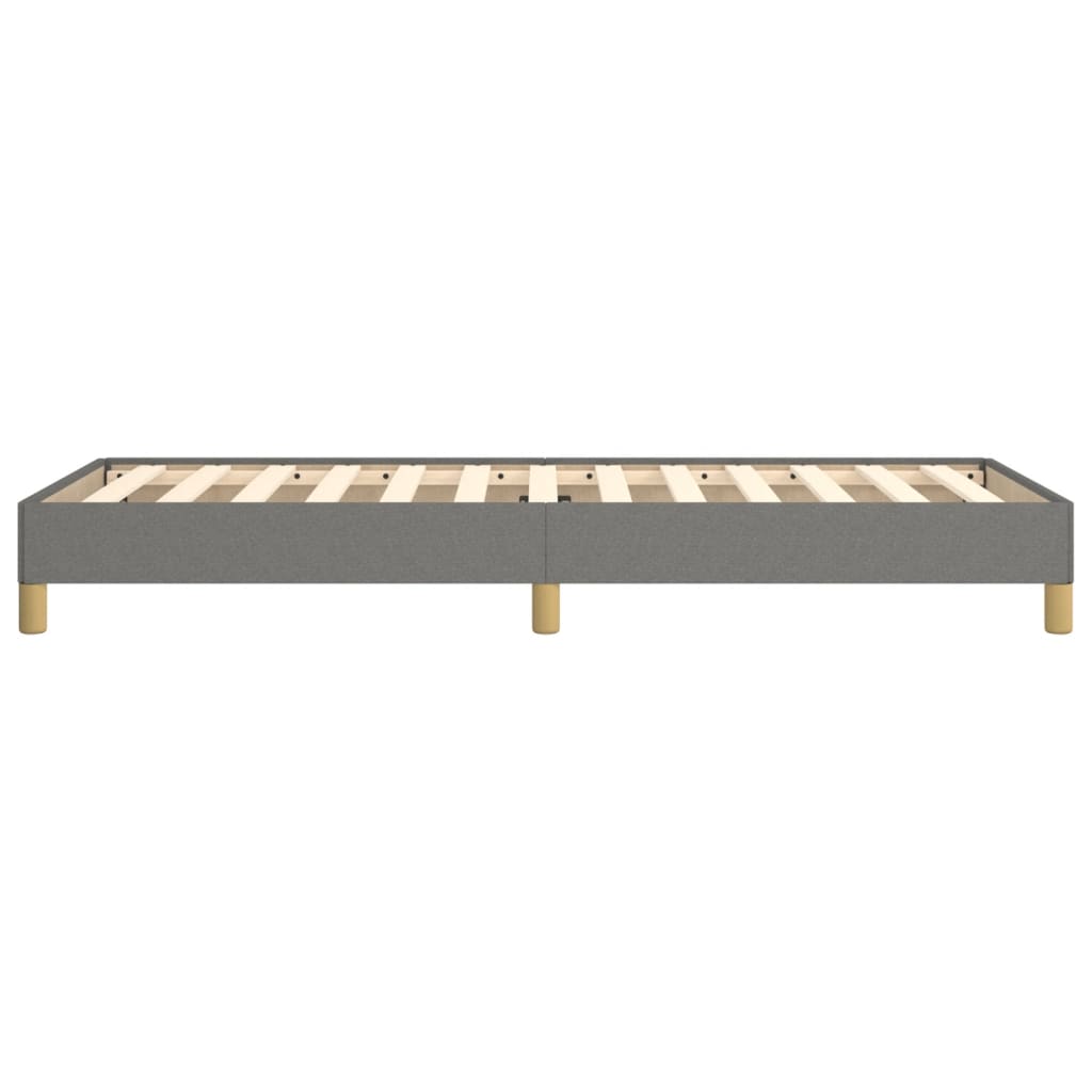 Bettgestell Dunkelgrau 90x190 cm Stoff