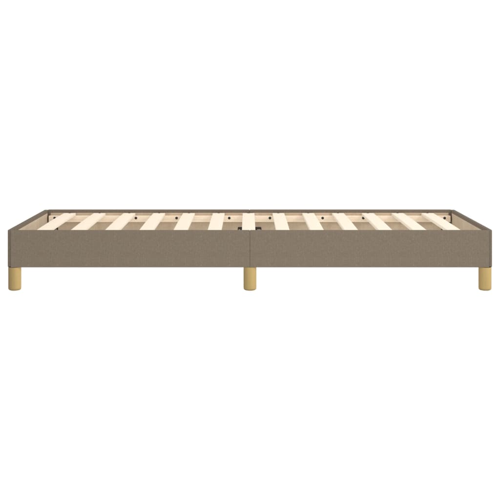 Bettgestell Taupe 90x190 cm Stoff