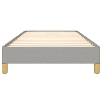Thumbnail for Bettgestell Hellgrau 90x200 cm Stoff