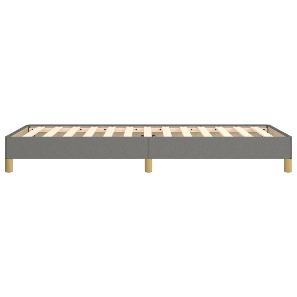 Bettgestell Dunkelgrau 90x200 cm Stoff