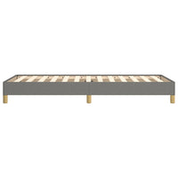 Thumbnail for Bettgestell Dunkelgrau 90x200 cm Stoff