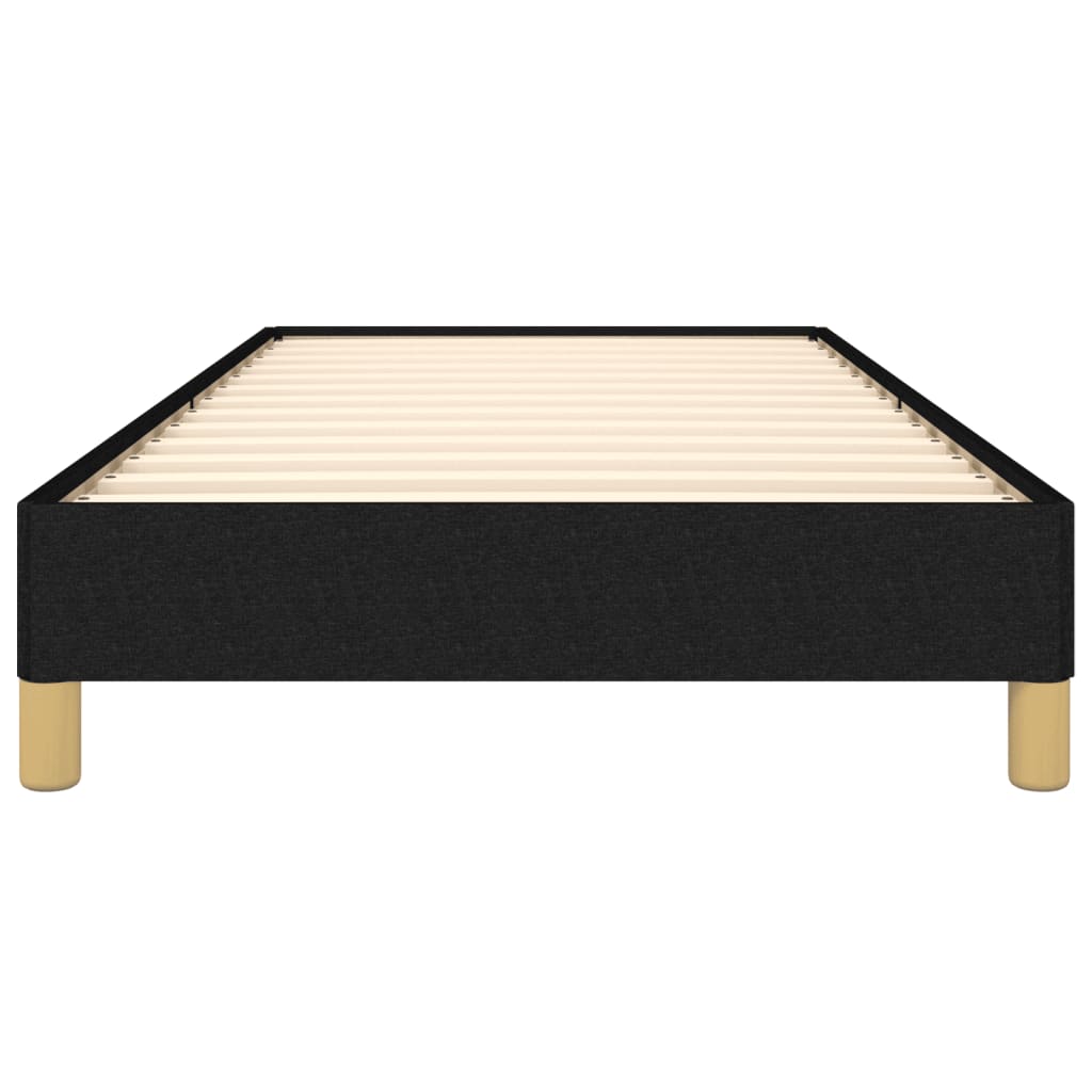 Bettgestell Schwarz 90x200 cm Stoff