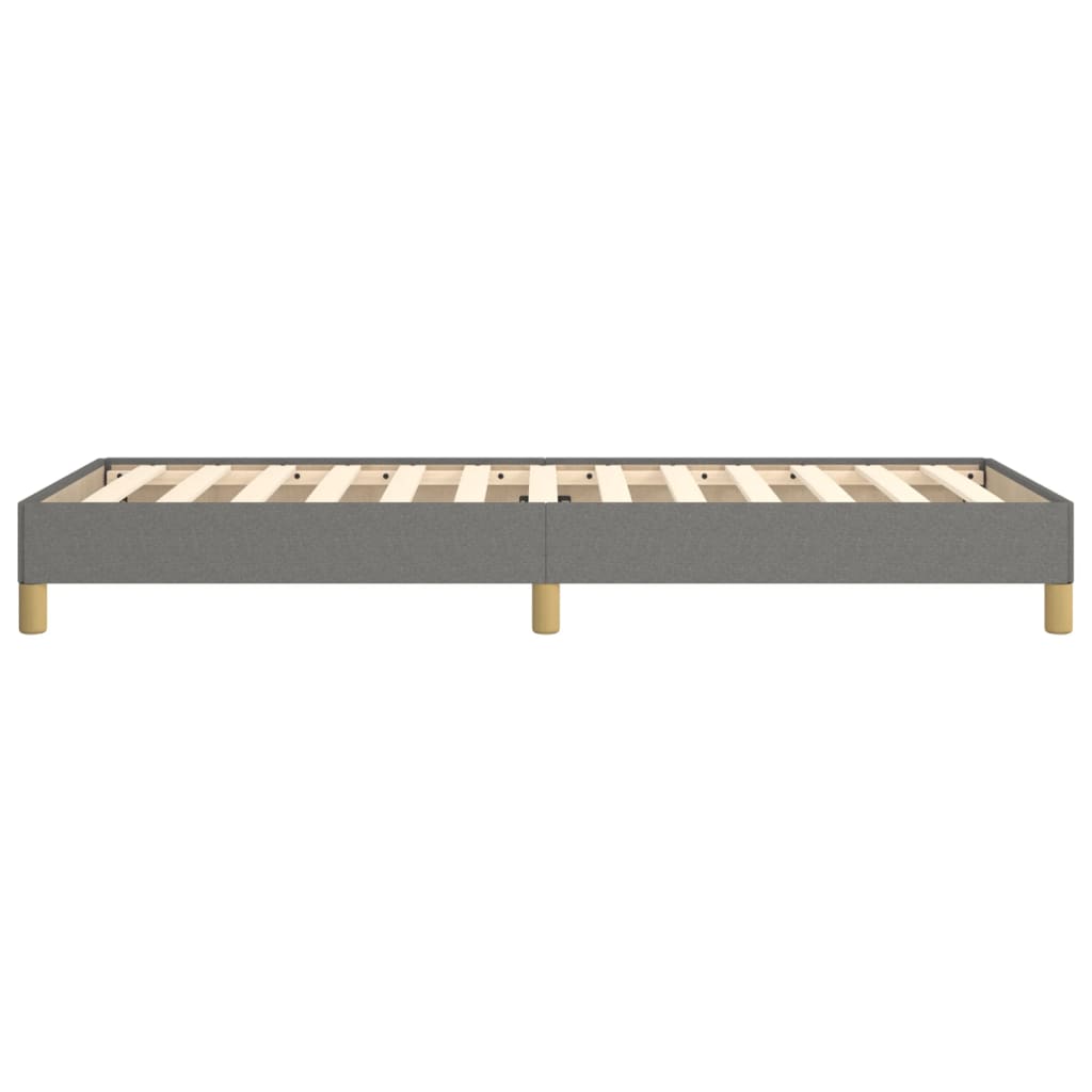 Bettgestell Dunkelgrau 100x200 cm Stoff