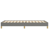 Thumbnail for Bettgestell Dunkelgrau 100x200 cm Stoff