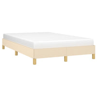 Thumbnail for Bettgestell Creme 120x200 cm Stoff