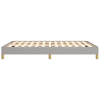 Thumbnail for Bettgestell ohne Matratze Hellgrau 160x200 cm Stoff