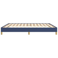 Thumbnail for Bettgestell ohne Matratze Blau 180x200 cm Stoff