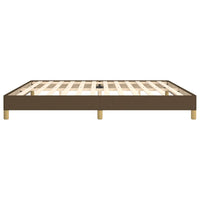 Thumbnail for Bettgestell ohne Matratze Dunkelbraun 200x200 cm Stoff