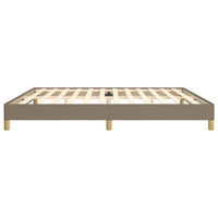 Thumbnail for Bettgestell ohne Matratze Taupe 200x200 cm Stoff