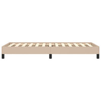 Thumbnail for Bettgestell Cappuccino-Braun 90x190 cm Kunstleder
