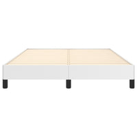 Thumbnail for Bettgestell Weiß 140x190 cm Kunstleder