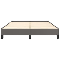 Thumbnail for Bettgestell Grau 140x200 cm Kunstleder