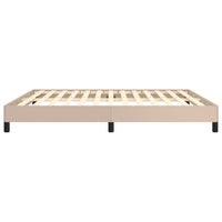 Thumbnail for Bettgestell Cappuccino-Braun 160x200 cm Kunstleder