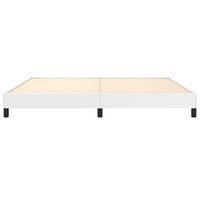 Thumbnail for Bettgestell Weiß 200x200 cm Kunstleder