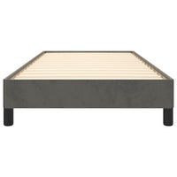Thumbnail for Bettgestell Dunkelgrau 80x200 cm Samt