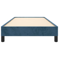 Thumbnail for Bettgestell Dunkelblau 90x200 cm Samt