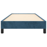Thumbnail for Bettgestell Dunkelblau 100x200 cm Samt