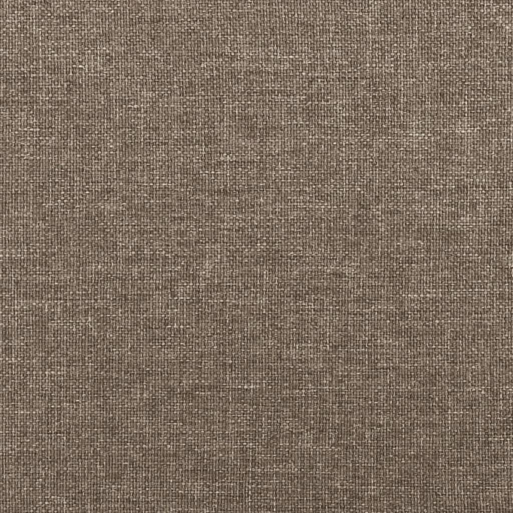 Bettgestell Taupe 90x190 cm Stoff