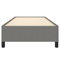Thumbnail for Bettgestell Dunkelgrau 100x200 cm Stoff