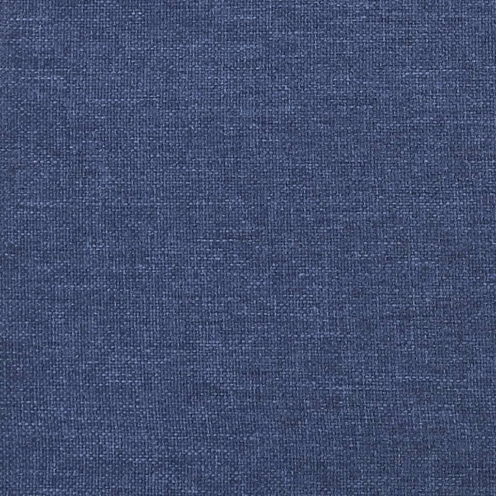 Bettgestell Blau 100x200 cm Stoff