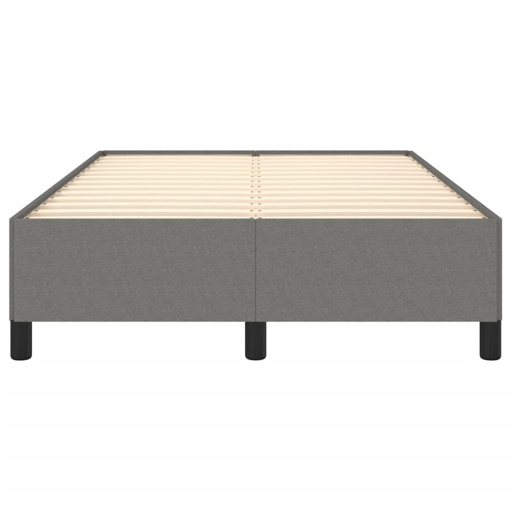 Bettgestell Dunkelgrau 120x200 cm Stoff