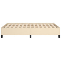 Thumbnail for Bettgestell Creme 120x200 cm Stoff