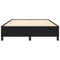 Thumbnail for Bettgestell ohne Matratze Schwarz 140x190 cm Stoff